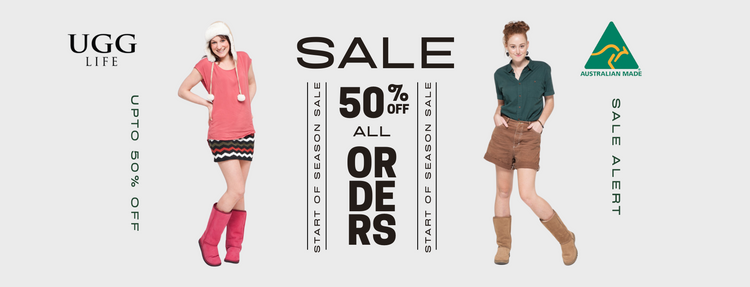 Ugglife 50% off deals on ugg boots collections 2024
