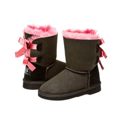 Kids 2 Tone Back Bows Uggs | UGGLIFE