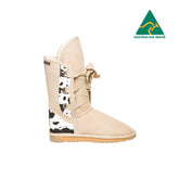 Short Roxy Nomad Ugg Boots Cow Print Heel | UGGLIFE