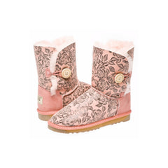 Single Button Roses Ugg Boots | UGGLIFE