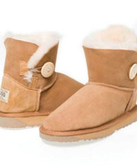 Mini Single Button Ugg Boots