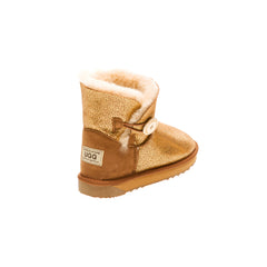 Single Button Shimmer Mini Ugg Boots | UGGLIFE