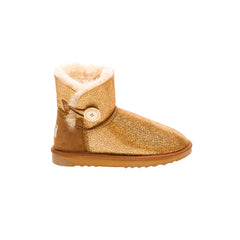 Single Button Shimmer Mini Ugg Boots | UGGLIFE