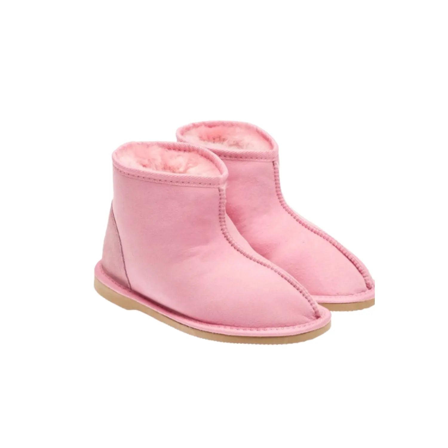 Ankle UGG boots unisex OrchidPink Color made in Australia from premium Australian double-face sheepskin, timeless short ankle UGG design for men and women, water-resistant, lightweight EVA sole, warm and cozy indoor and outdoor UGG boots