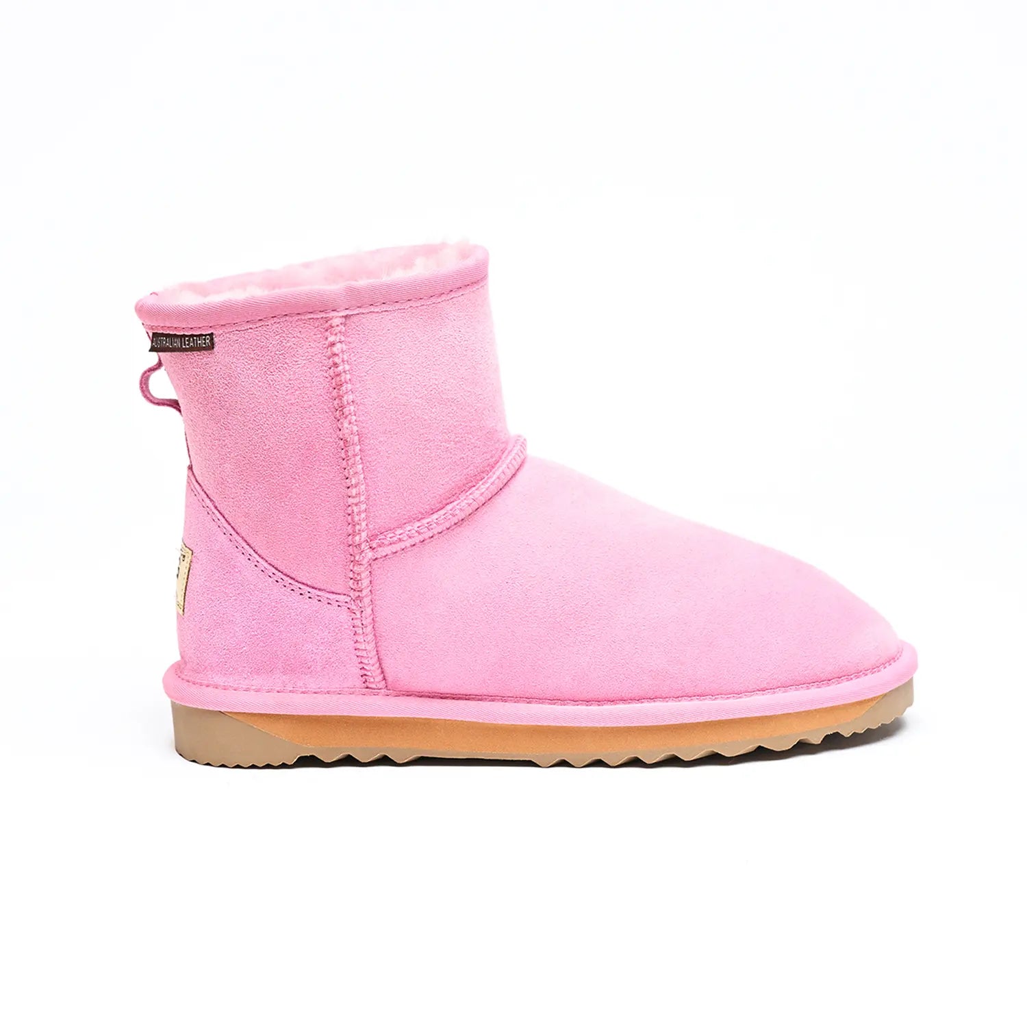Premium Quality Unisex UGG Mini boots OrchidPink Color made in Australia from Australian double-face sheepskin, classic timeless mini UGG boots for men and women, weather-resistant, warm and cozy with durable sole for indoor and outdoor wear