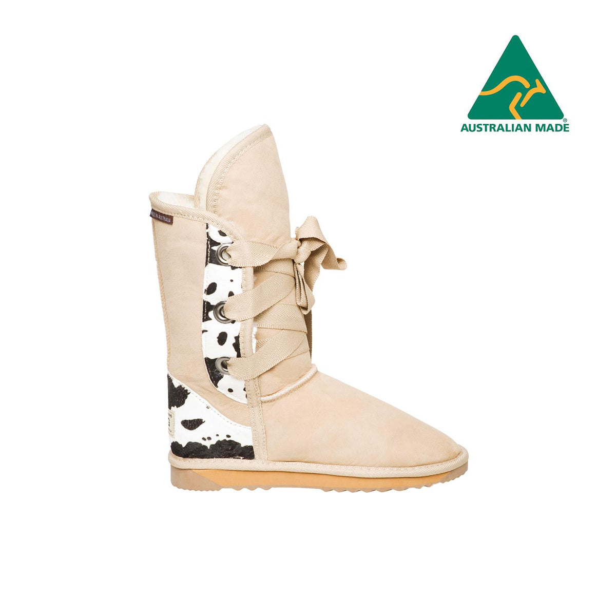 Short Roxy Nomad Ugg Boots Cow Print Heel | UGGLIFE