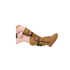 Tall Back Bow UGG Boots Chestnut Color made in Australia from premium Australian double-face sheepskin, extra-long UGG boots with napa strips and bow detail, stylish water-resistant sheepskin boots with durable 2-ply EVA sole for indoor and outdoor wear