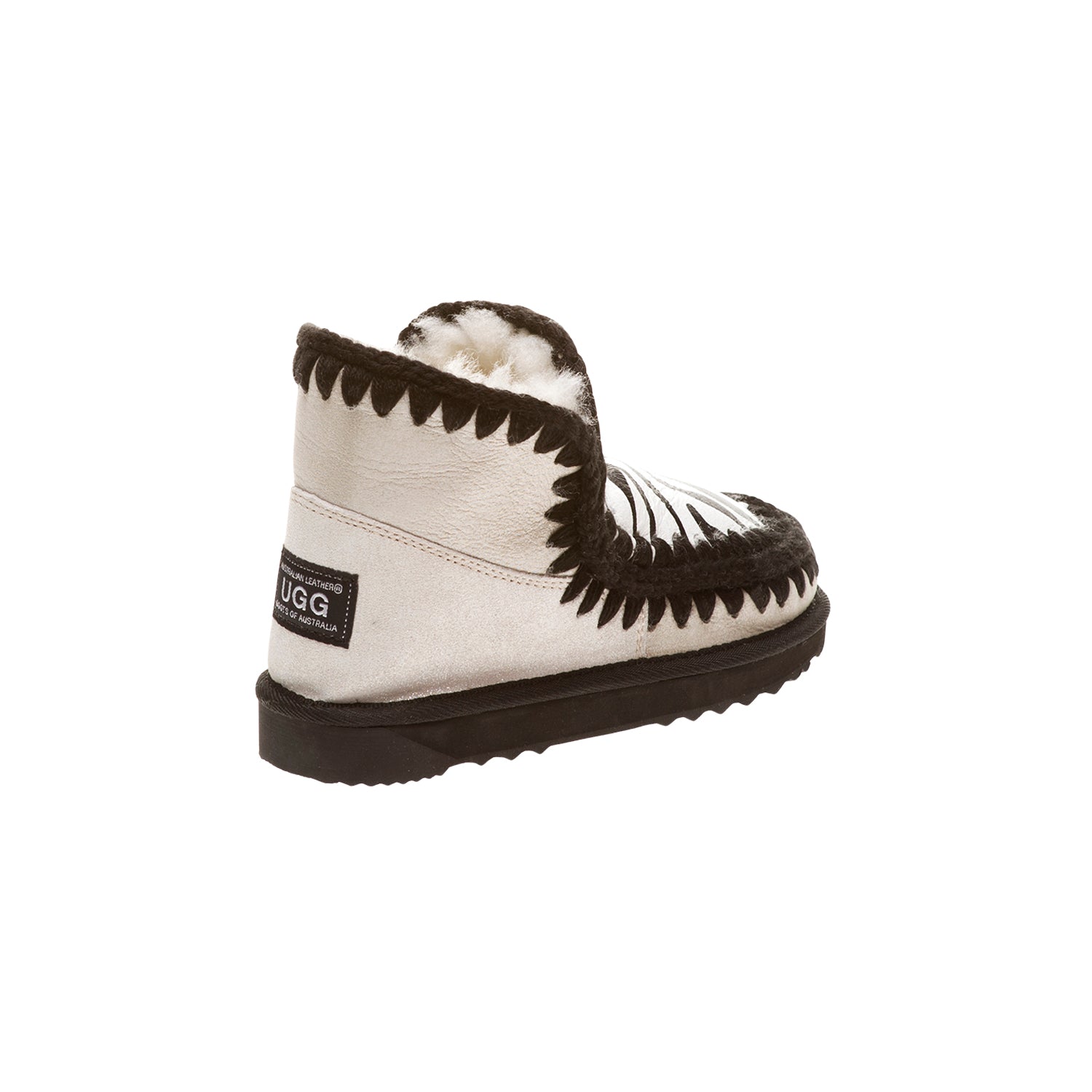 Shimmer Zebra print Mini Ugg Boots | UGGLIFE